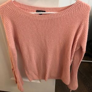 Express pink sweater